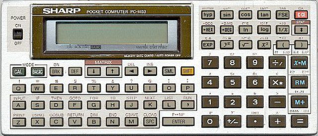 PC-GR TECH HISTORY Sharp PC 1403